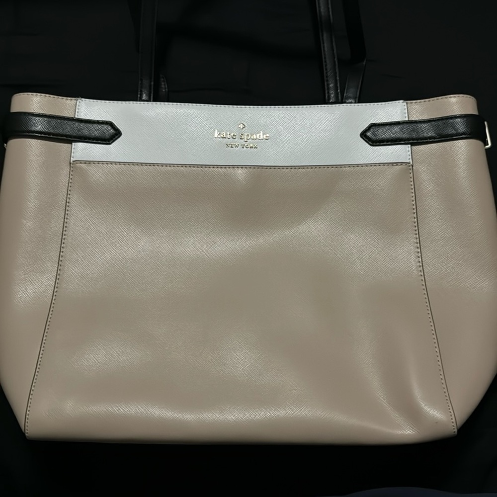 Kate Spade New York Women's Madison Saffiano Leather Laptop Tote Bag